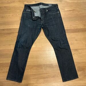 Bonobos Men's Dark Selvedge Blue Jeans